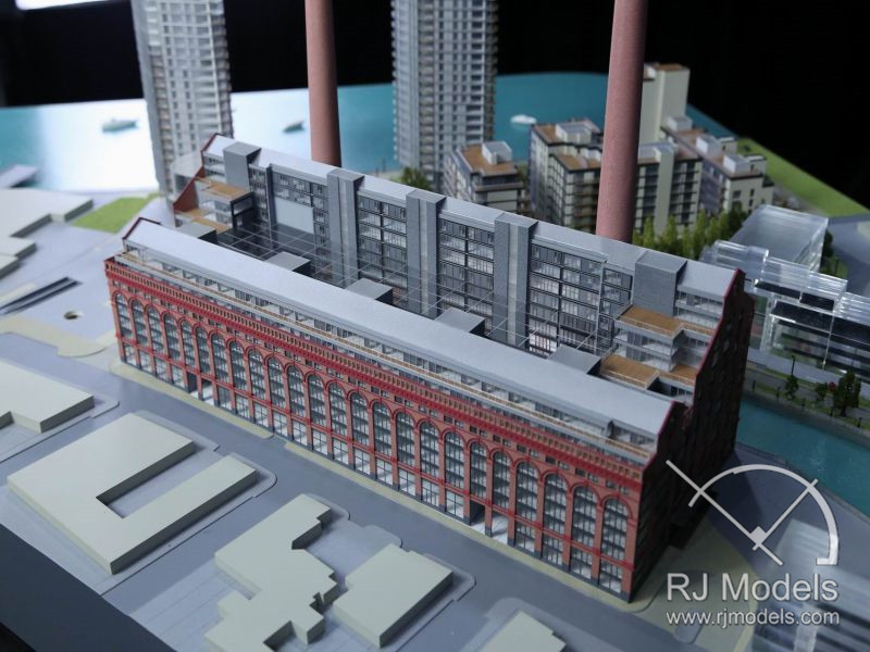 Architectural Model Makers in the UK, Chelsea Waterfront Residential Building Model