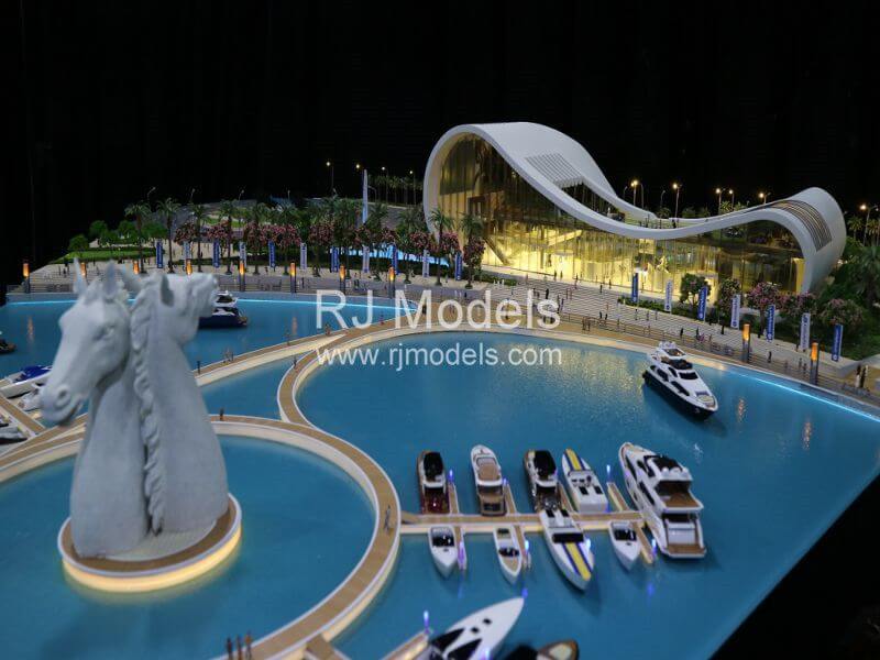 Architectural model building project, Godolphine Museum in Dubai