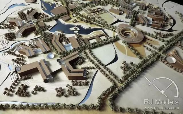 The Urban Planning Project of Beijing City by SOM 1:1000