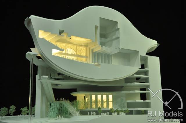 RJ Models has participated in the design and making of various conceptual models of the Xiqu Centre since 2012