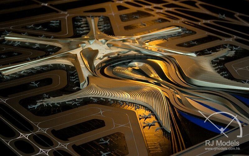 Zaha Hadid Airport Model 